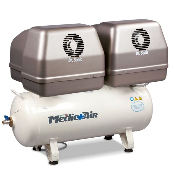 Dental kompressor med 90 ltr. tank