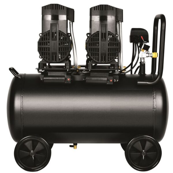 Transportabel oliefri kompressor