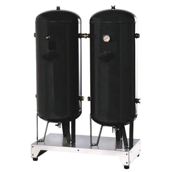 Tryklufttanke. 2x90 liter