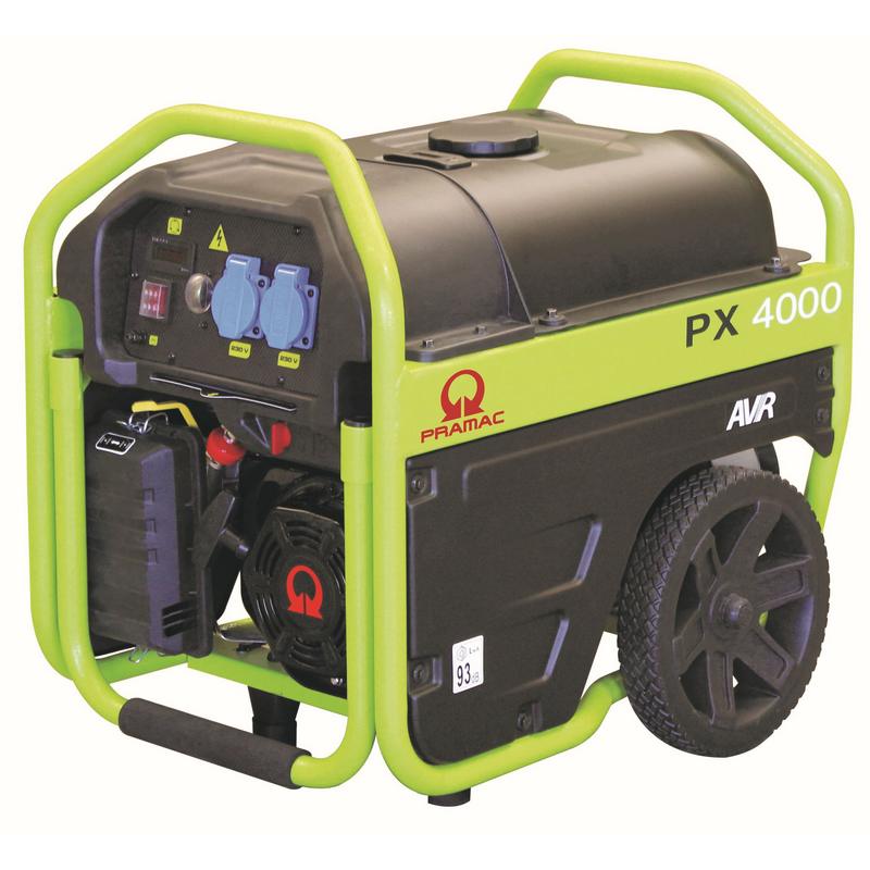 Kompakt benzin generator. Med AVR