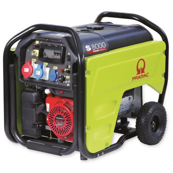 PRAMAC strømgenerator. Med spændingsregulator